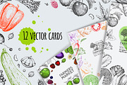 Hand drawn vegetables and fruit, a Decorative Illustration by Ulafant (Thumbnail 11 of 25)