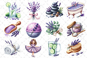 Lavender Pamper Time Clipart, an Illustration by Dream Creation (Thumbnail 2 of 4)