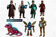 Steampunk Botanical Expedition PNG, a Decorative Illustration by ThatsDesignArt (Thumbnail 5 of 10)