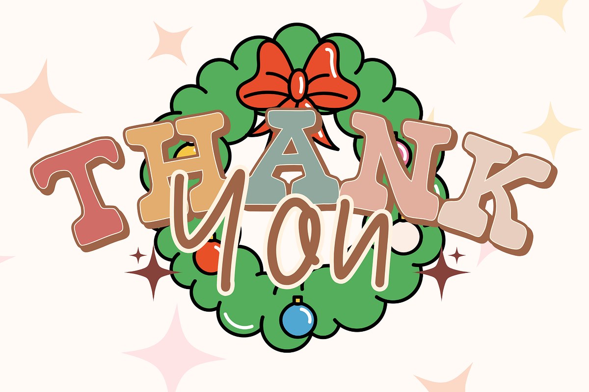 Wonderful Christmas - Christmas font, a Handwritten Font by Brown Cupple (Photo 7 of 7)