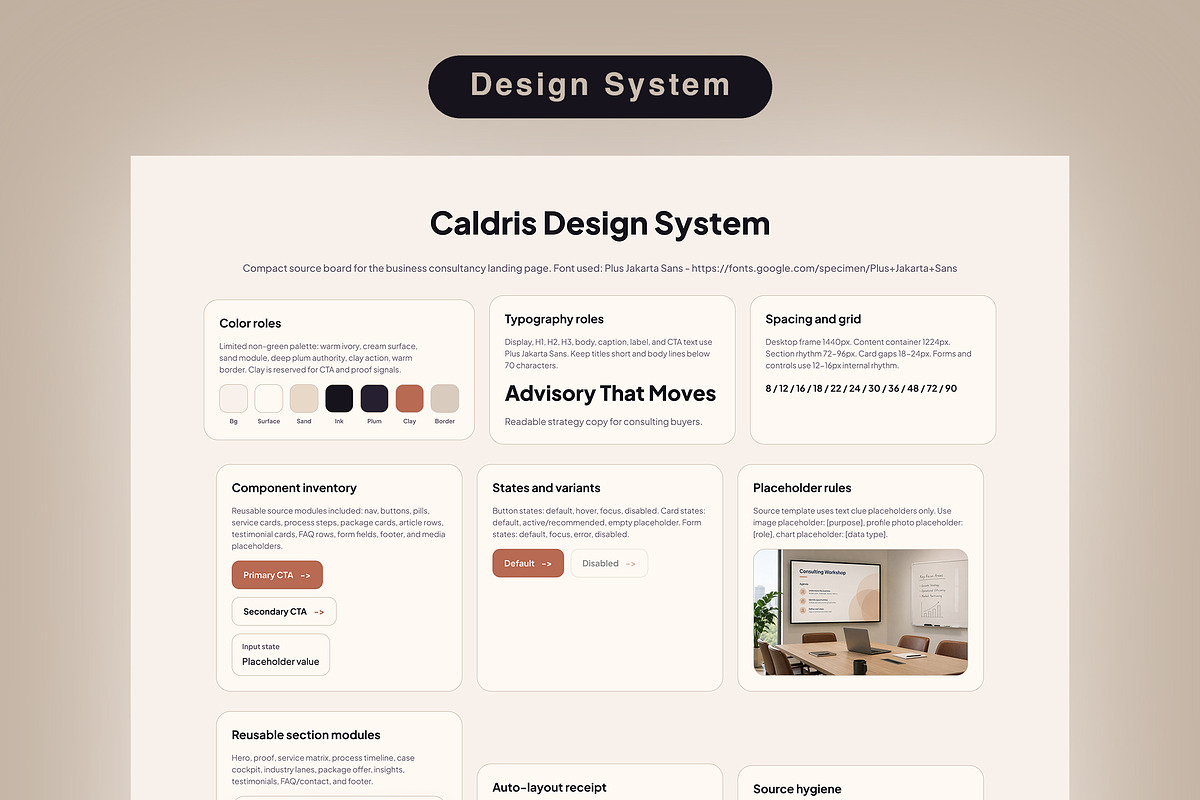 Business Advisory Landing Page, an UI Kit Template by Pitchlook.Studio (Photo 2 of 3)