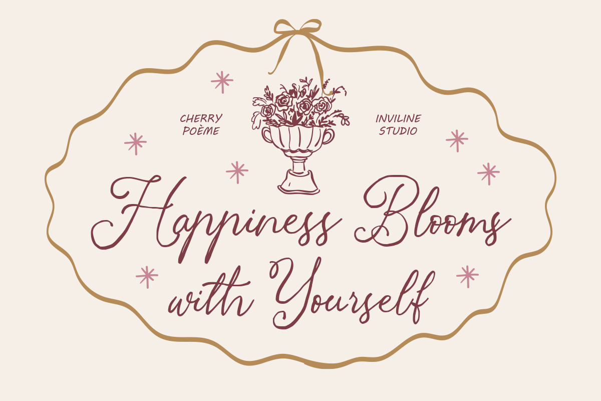 Cherry Poeme Handwritten Script Font, a Script Font by Inviline.co (Photo 3 of 10)