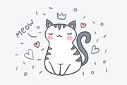 Cute Cat Numbers, an Animal Illustration by Apolinarias Art (Thumbnail 3 of 3)