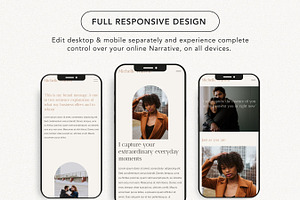 Squarespace 7.1 Template: Michelle