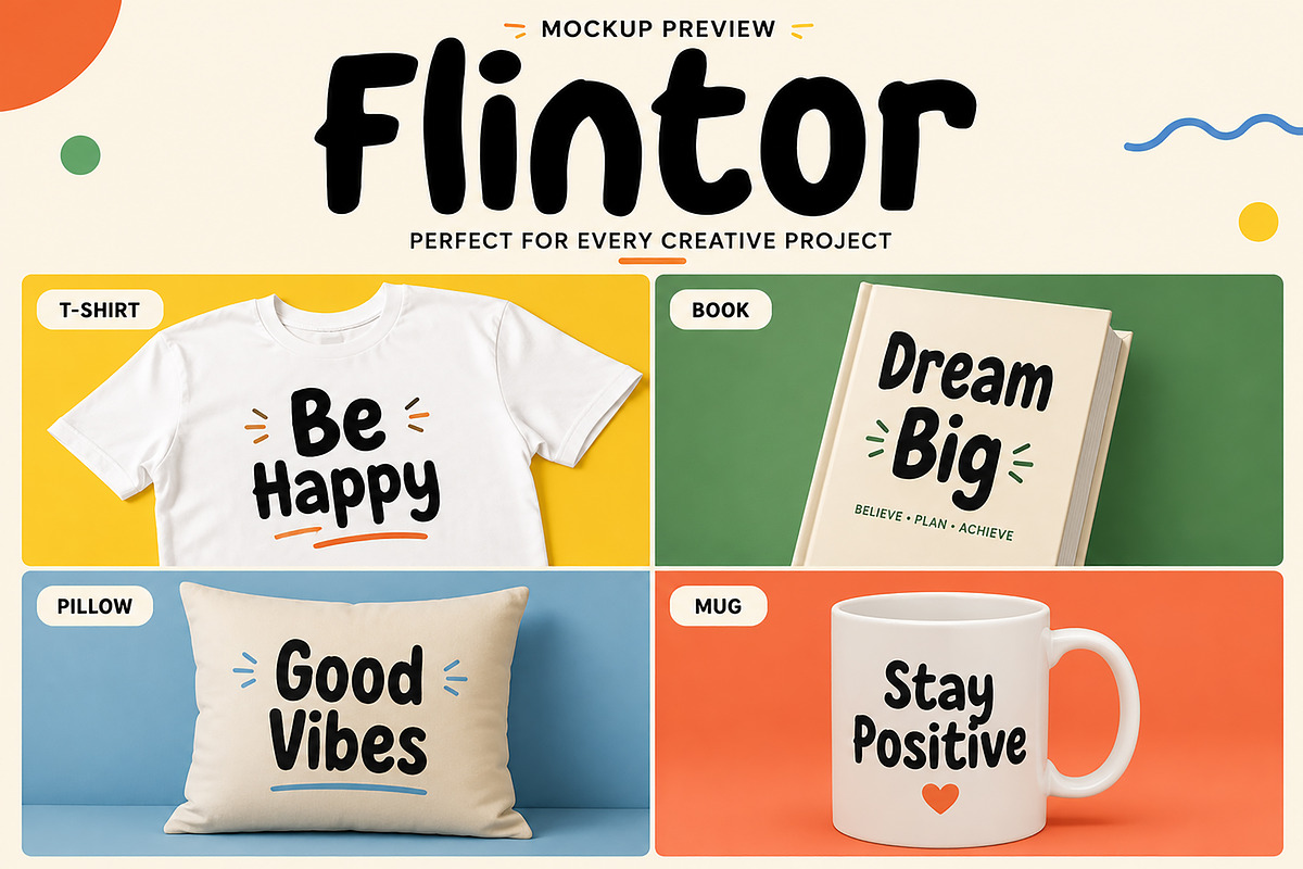 Flintor, a Script Font by Wow Magic (Photo 2 of 4)
