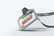 Lanyard Name Tag Badge Mock-Up, an Advertising Mockup by DesignRushMarket (Thumbnail 4 of 10)