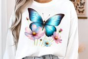 Floral Butterfly Png Butterflies PNG, an Illustration by SinaCreation (Thumbnail 4 of 7)