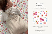 Fantasy Garden summer watercolor set, a Decorative Illustration by AleksaArt (Thumbnail 15 of 20)