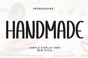 Handmade | Script Font, a Script Font by Scratchones (Thumbnail 1 of 8)
