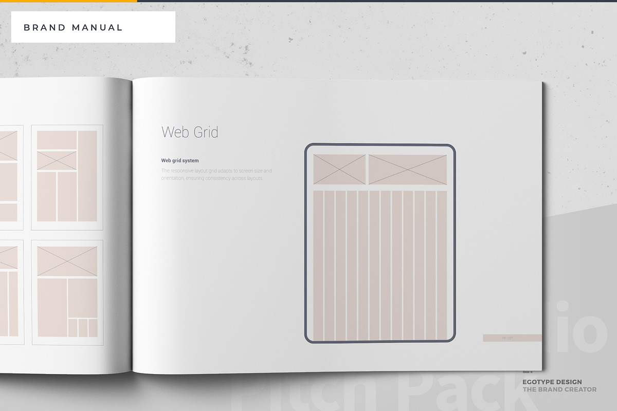 Calm Brand Guidelines, a Brochure Template by Egotype (Photo 9 of 35)