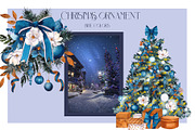 Watercolor Christmas ornaments, an Object Graphic by ma_i_vi (Thumbnail 6 of 20)
