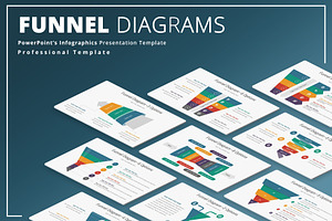 Funnel Diagrams PowerPoint template