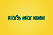 Cannabis, a Script Font by Cool Worker (Thumbnail 4 of 4)