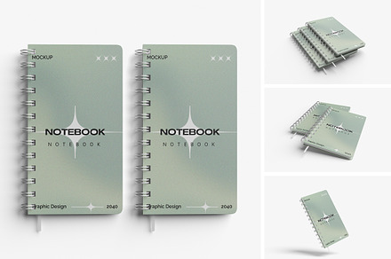 Notebook Mockup, a Books & Magazine Mockup by xavier_studio