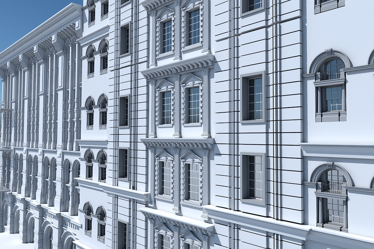 Commercial Building Facade 20, an Architecture 3D Model by Giimann (Photo 9 of 13)