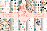 Abstract Vibrant Colors Patterns, a Pattern Graphic by Yamurchik (Thumbnail 1 of 6)