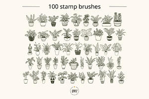 The Ultimate Plant Stamp Brush Pack