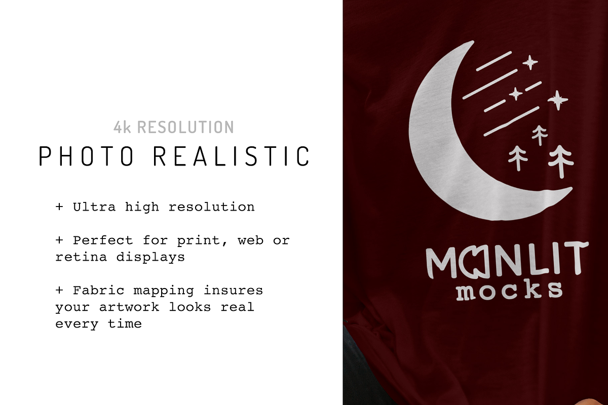 Bella Canvas 8852 Long Sleeve Mockup, a Shirt Mockup by Moonlit Mocks (Photo 3 of 6)