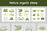 Nature organic stamp bundle set, a Food Illustration by foxndeer (Thumbnail 1 of 4)