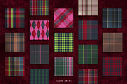 100 Gothic & Punk Tartan Patterns, a Pattern Graphic by IuliiaSavko (Thumbnail 9 of 18)
