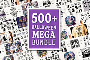 MEGA Halloween Bundle 558 items, a Seasonal Illustration by TatianaCociorva (Thumbnail 1 of 12)