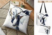 Sport Horses watercolor set, an Object Graphic by FineArt (Thumbnail 8 of 18)