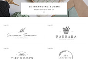 25 Delicate Feminine Logos - Vol 3, a Branding & Logo Template by Davide Bassu (Thumbnail 3 of 6)