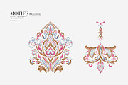 Blush Petaline Traditional Patterns, a Pattern Graphic by LEAFure (Thumbnail 8 of 9)