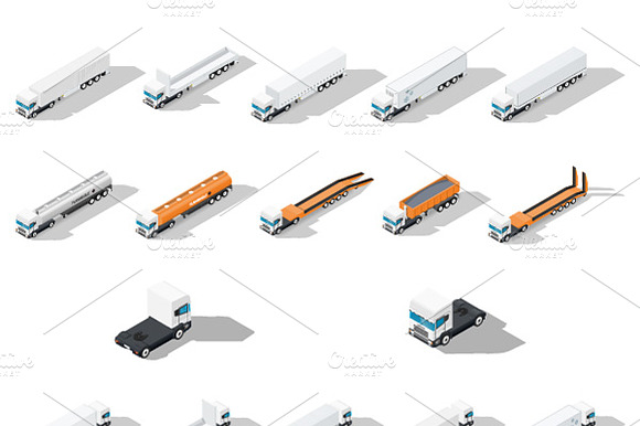 Trucks With Semitrailers
