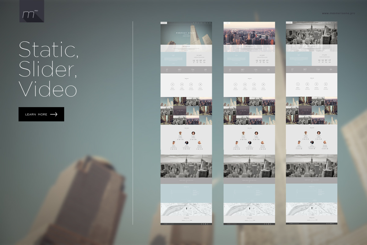 American Dream One Page Template, a Landing Page Template by CapitalTemplate2 (Photo 7 of 8)