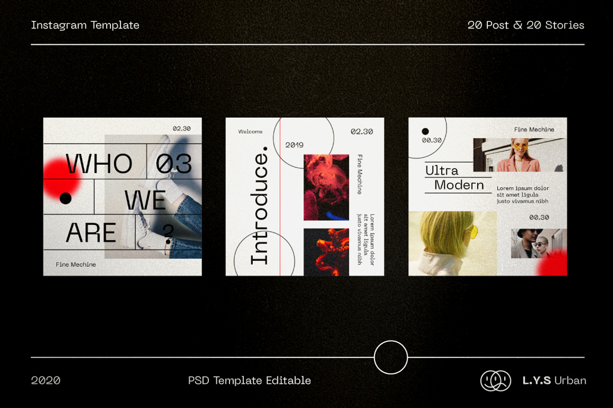 L.Y.S - Streetwear Instagram Bundles, a Social Media Template by Dirtytemp Studio (Photo 7 of 10)