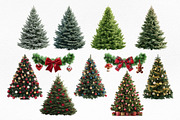 Christmas Collage Clipart Bundle, an Object Graphic by NatalieArtShop (Thumbnail 3 of 10)