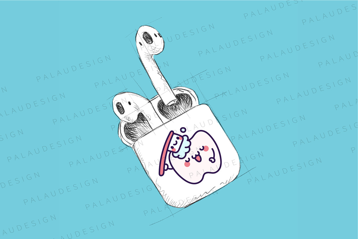 Cute Kawaii Tooth Dentistry Tool, a Healthcare Illustration by Palau (Photo 6 of 12)