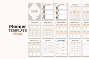 2022,2023 Planner Template Canva V13, a Stationery Template by LaxmiOwl (Thumbnail 1 of 7)