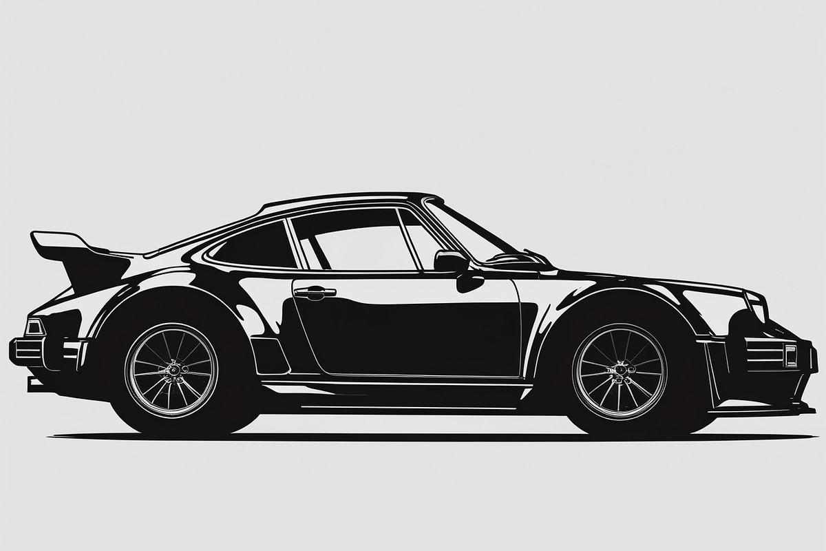 Sports Car Silhouette, an Illustration by balal (Photo 6 of 9)