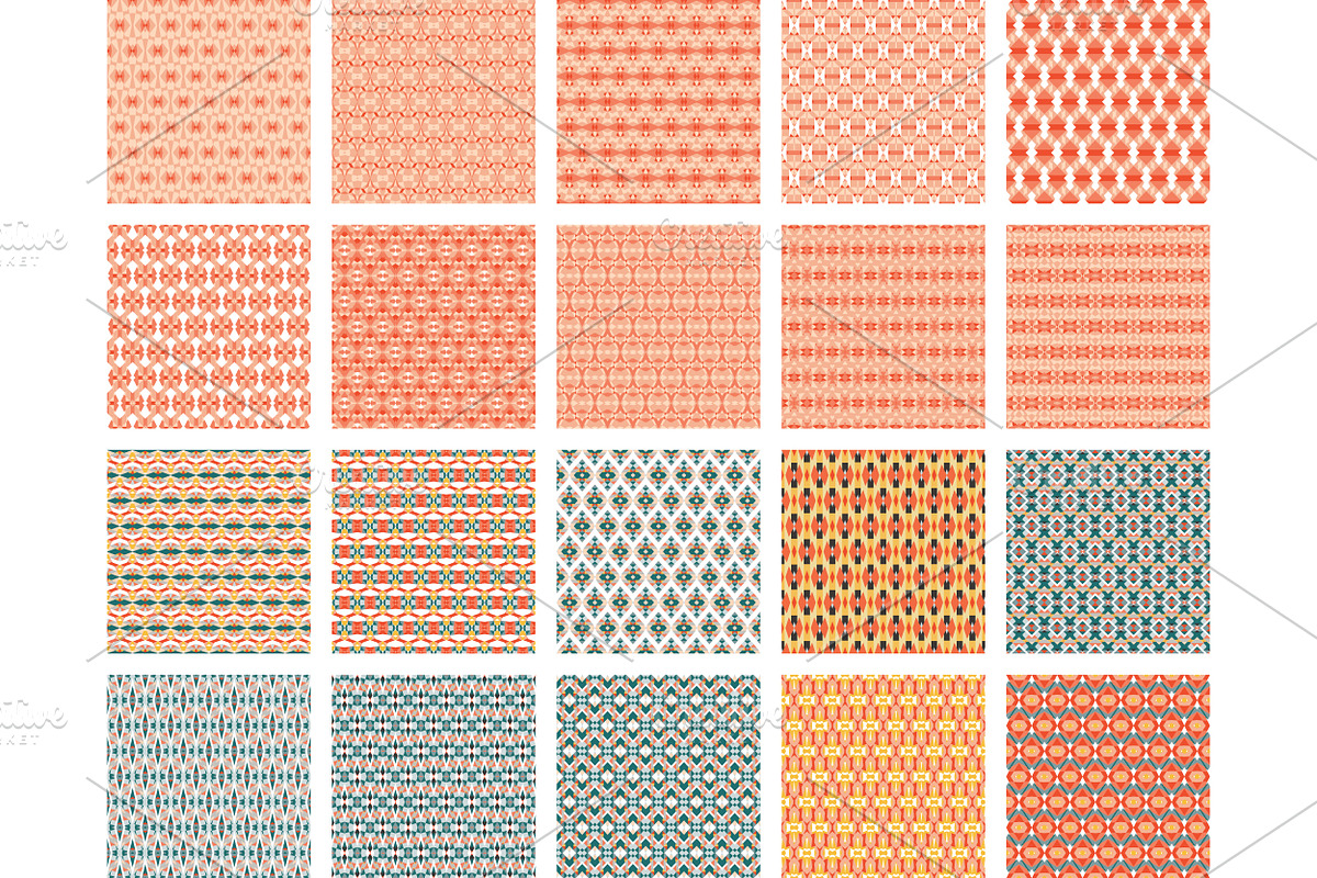 PRETA geometric seamless patterns., a Pattern Graphic by Peolla (Photo 9 of 10)