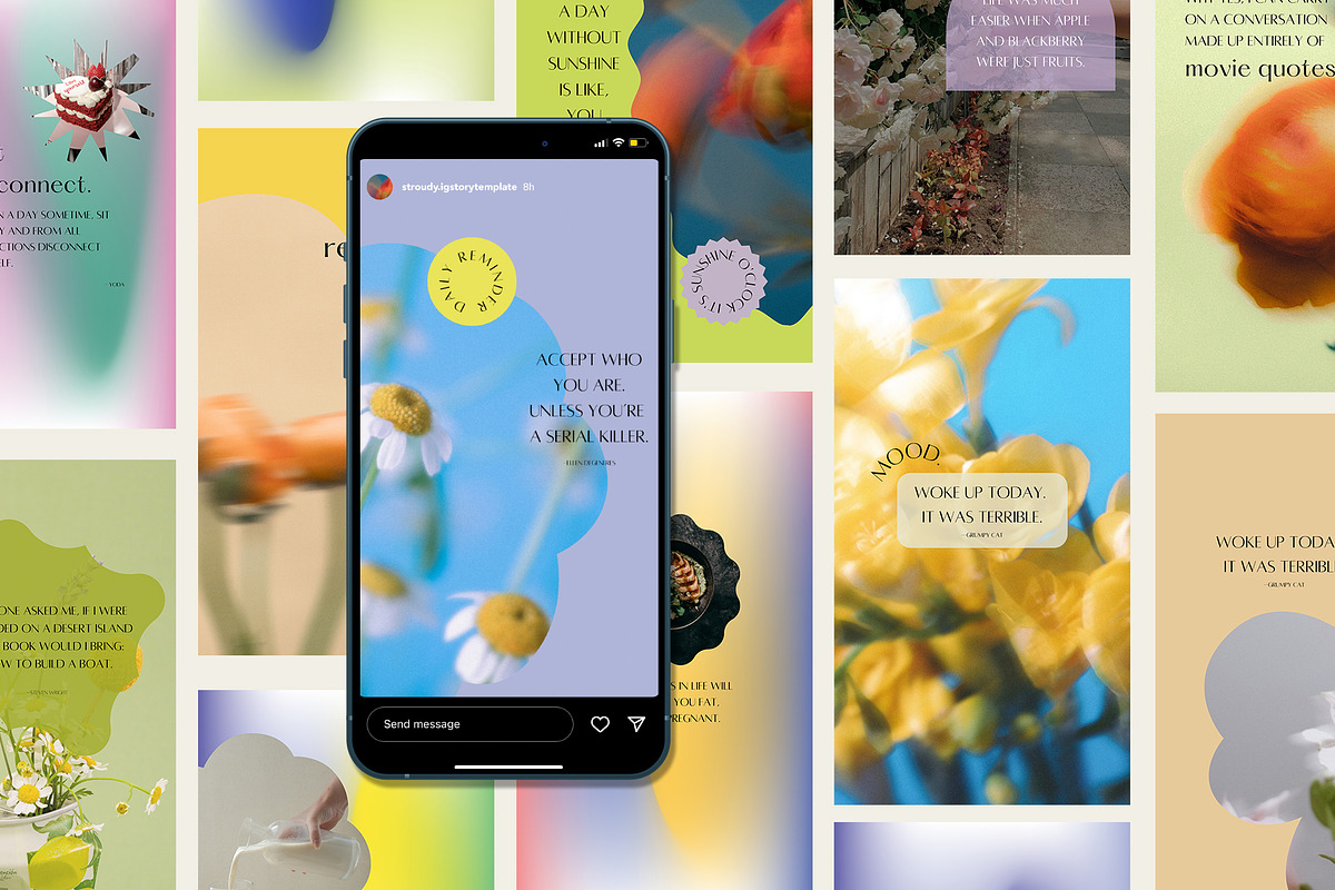 STROUDY Template | Canva Insta Story, a Social Media Template by Two Sleepy Heads Studio (Photo 1 of 4)