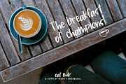 Oat Milk - a handlettered font, a Sans Serif Font by Nancy Ingersoll (Thumbnail 4 of 7)
