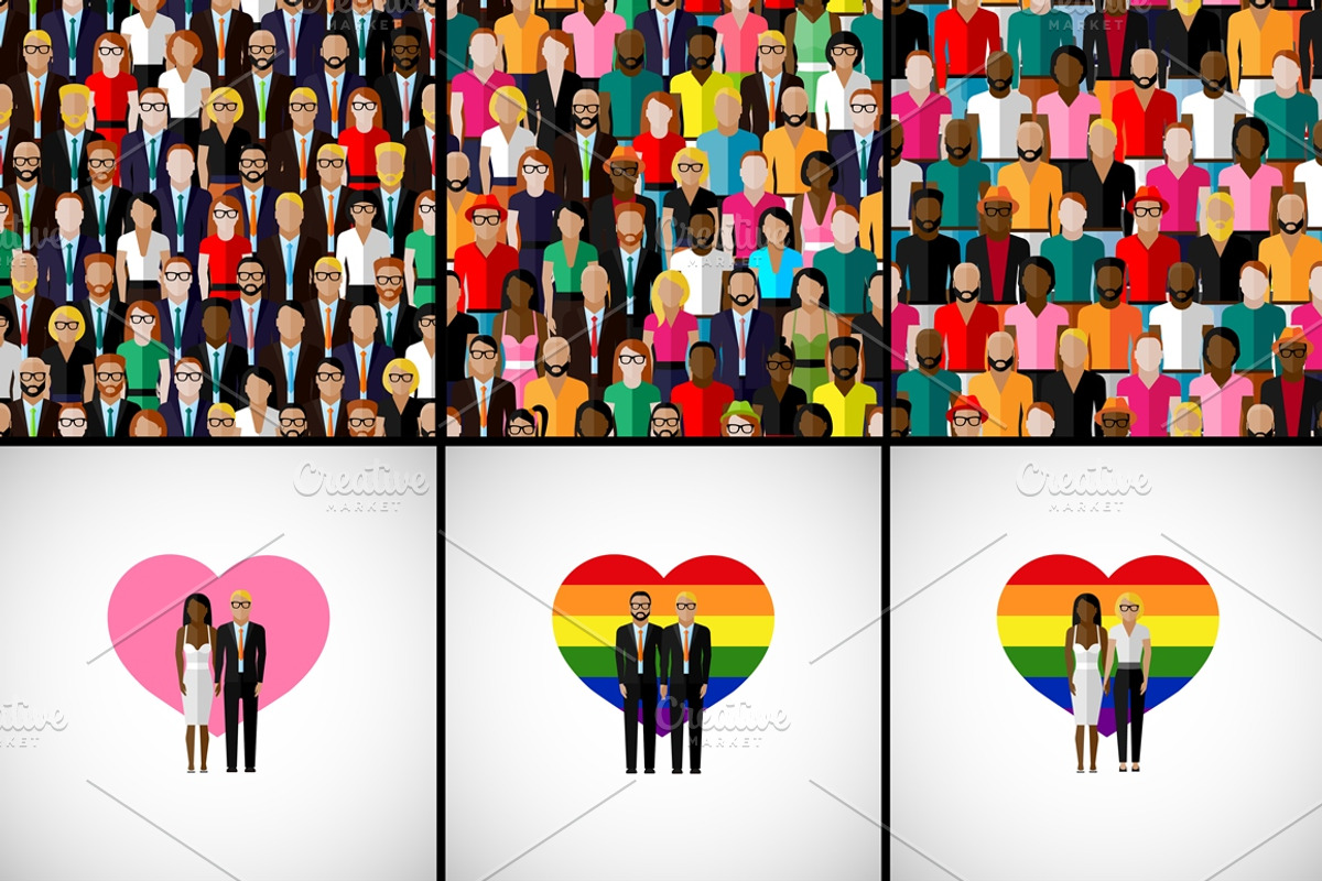 People. Flat vector set, a Healthcare Illustration by maximmmmum (Photo 5 of 7)