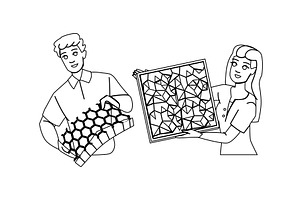 carbon advanced material composit, a Person Illustration by pikepicture