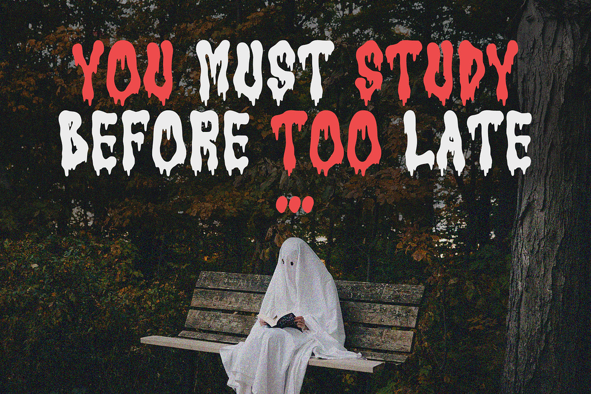 Zloomad Dripping Display Font, a Handwritten Font by Maulana Creative (Photo 7 of 7)