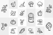 Hand Drawn Nature Icons, an Outline Icon by Brickclay (Thumbnail 2 of 8)