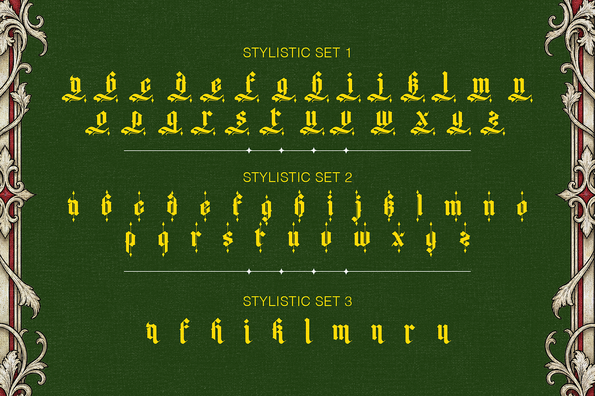Rhavens, a Blackletter Font by Rahagita Studio (Photo 7 of 14)