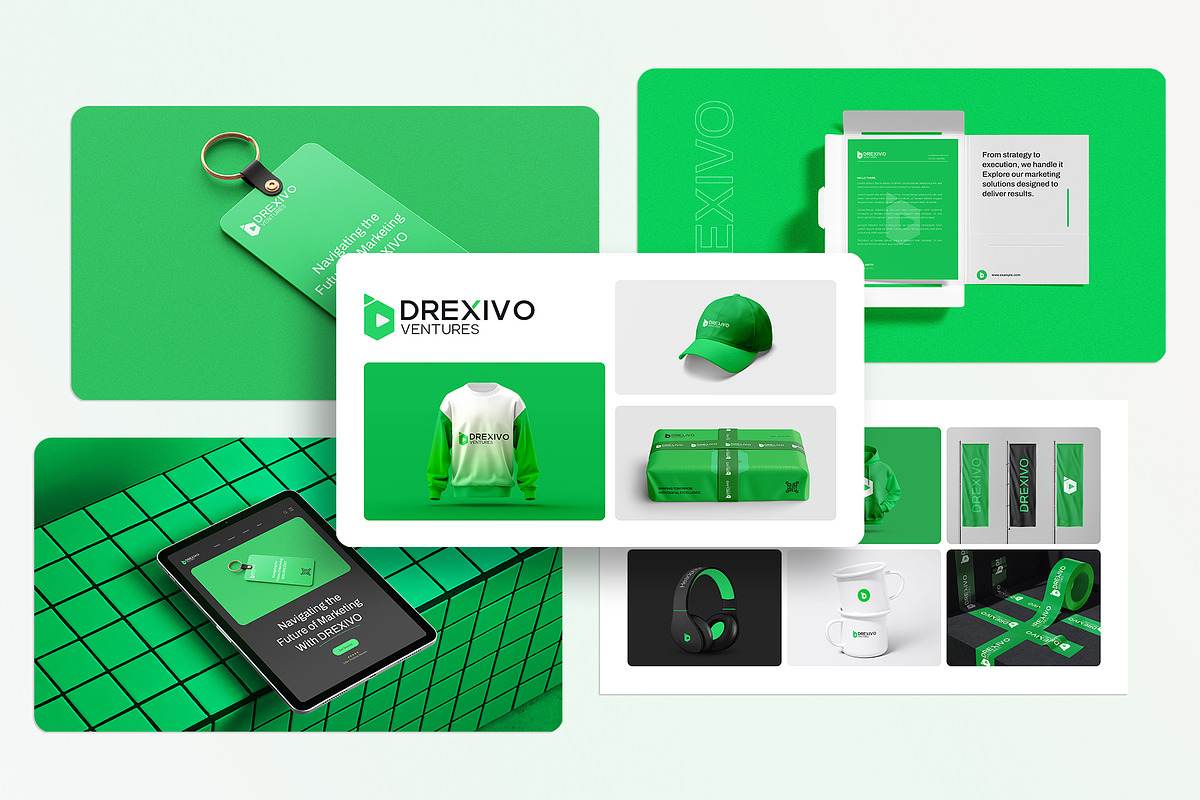 Drexivo | Brand Guidelines Template, a Branding & Logo Template by graphypix (Photo 7 of 12)