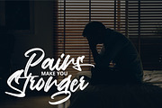 Missing - a Freestyle Brush Font, a Script Font by Vava Aryanto (Thumbnail 4 of 9)