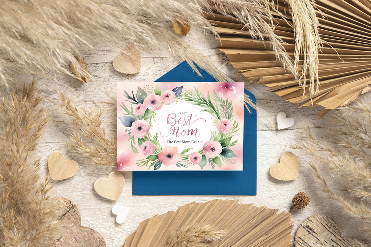 Printable Mother’s Day Card – 7x5, a Card Template by Print Haven (Photo 3 of 4)
