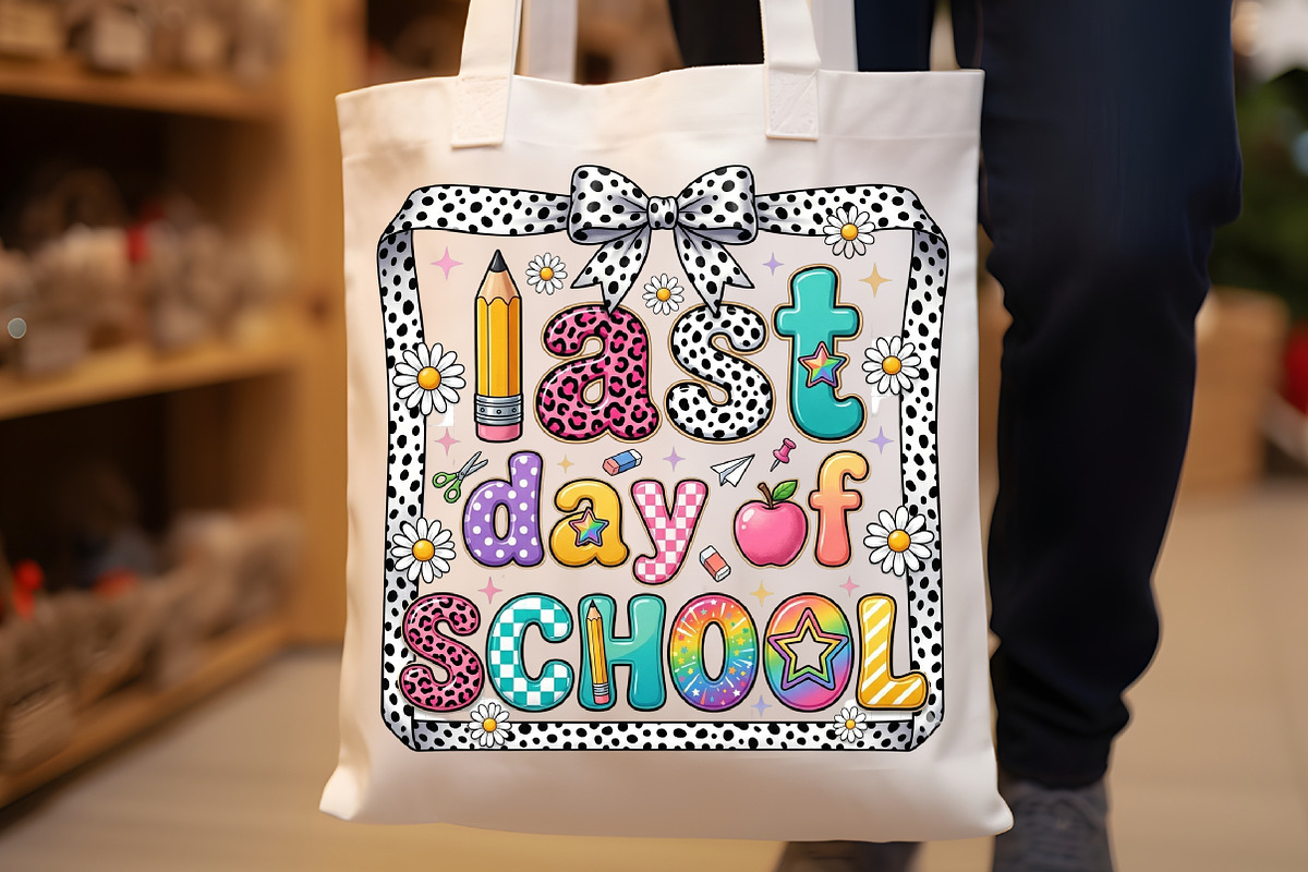 Last Day of School Png, Preppy, a Work Illustration by Sublimation Artist (Photo 8 of 9)
