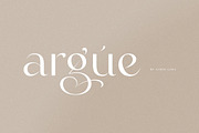 Argue - Stylish Font, a Sans Serif Font by Sarid Ezra (Thumbnail 1 of 12)