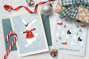 Merry Christmas set, 166 elements, an Animal Illustration by Tabita's shop (Thumbnail 3 of 14)