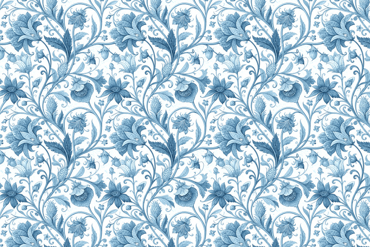 Blue Dreams., a Pattern Graphic by Designs by Helen Trupak (Photo 8 of 10)